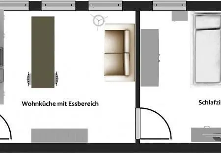 Mit Stellplatz Mitten Im Gruenen Apartment *